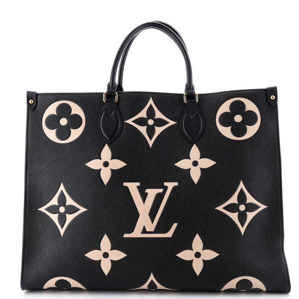 Louis Vuitton GM OnTheGo Tote Bicolor Monogram Empreinte Giant - Picture 3 of 6